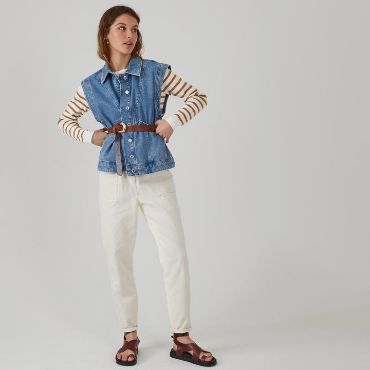 Produktbild La Redoute Collections Matrosenpullover aus Bio-Baumwolle (XXL)