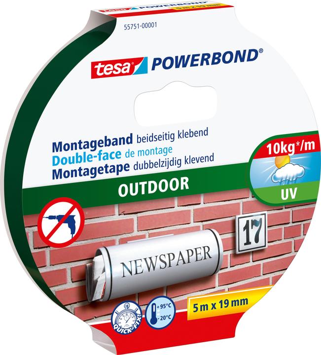Immagine prodotto tesa Nastro di montaggio Powerbond Outdoor (19 mm)