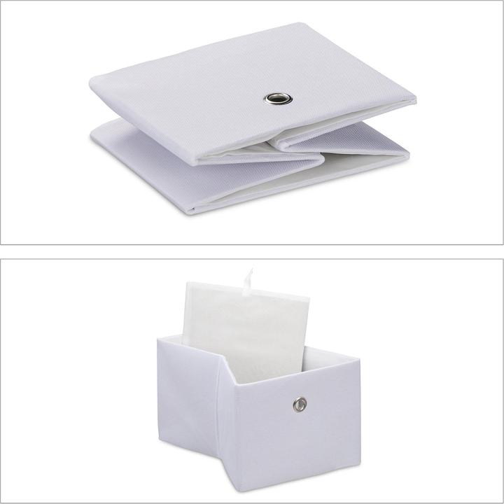 Produktbild Relaxdays 2x Aufbewahrungsbox (20.5 x 25 x 16 cm, 8 l)