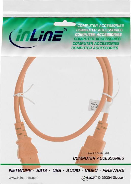 Produktbild InLine Kaltgeräteverlängerung (1 m, C13)