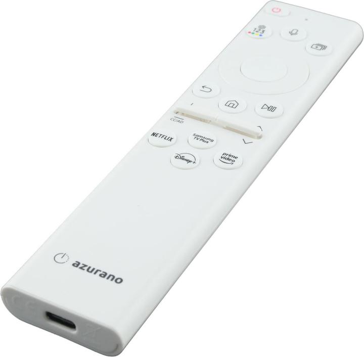 Produktbild Azurano Fernbedienung für SAMSUNG BN59-01391B, BN5901391B, BN59-01385B, TM2281E - USB C / Eco Solar / Sprac (Gerätespezifische Fernbedienung, Bluetooth, Infrarot)