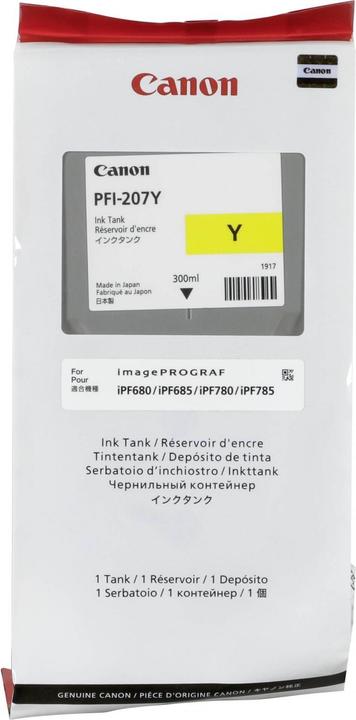 Image du produit Canon Pfi-207y (Y)