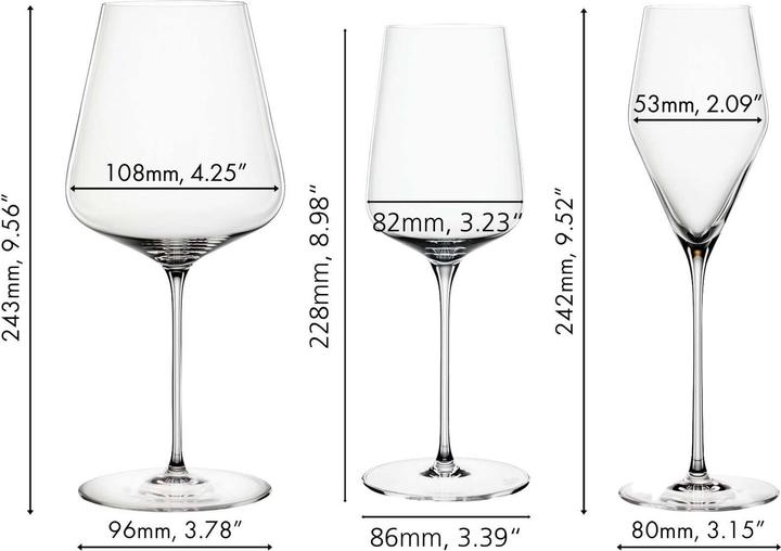 Produktbild Spiegelau Gläserset inkl. 2 Poliertücher Definition (12 Gläser, Weissweingläser)