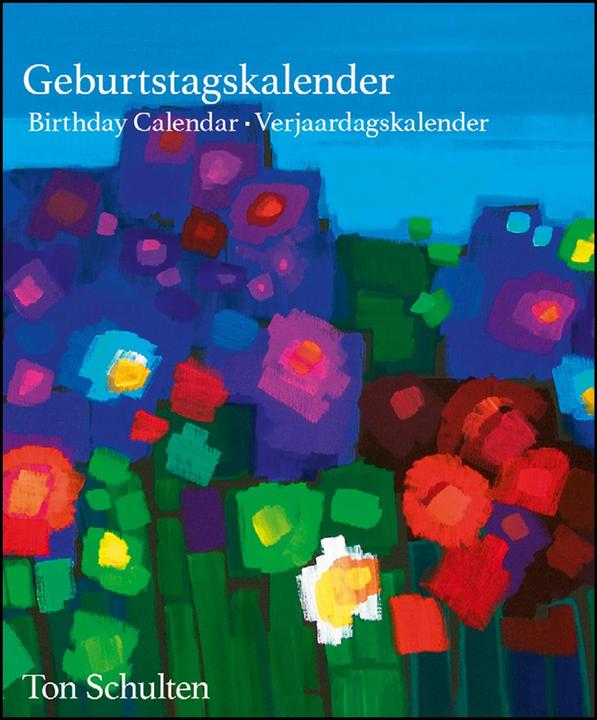 Actual product image Birthday Calendar Schulten Clay