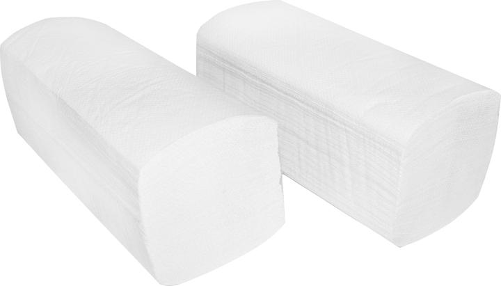 Actual product image Schäfer Shop Paper towels zig-zag folding, 1-ply, L 250 x W 230 mm, tear-resistant, 5000 sheets,... (5000 x)