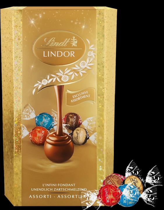 Produktbild Lindt Lindor Assortiert Exklusives Geschenk Weihnachten (625 g)