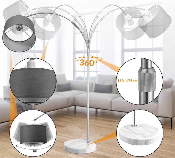 Produktbild Monzana Bogenlampe (E27)