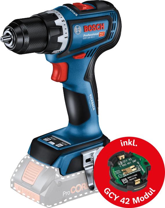 Actual product image Bosch Professional GSR 18V-90 C (Rechargeable battery operated)