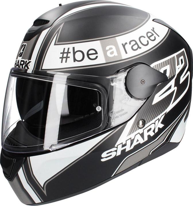 Produktbild Shark D-SKWAL REPLICA SAM LOWES Integralhelm matt schwarz-grau-weiss XS (XS)