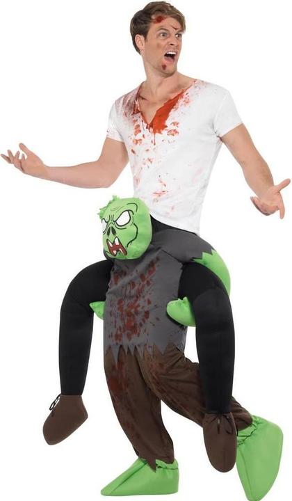Actual product image Smiffys Unisex Adult Zombie Piggy Back Costume (One size)