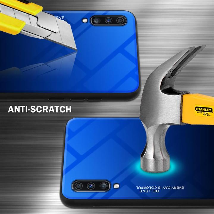 Actual product image Cadorabo TPU 2 colors glass cover (Samsung Galaxy A70S, Samsung Galaxy A70)