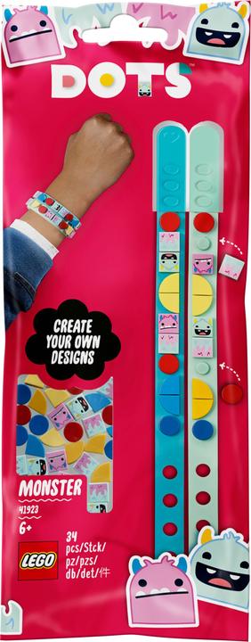 Actual product image LEGO Monster Friendship Bracelets (41923, LEGO Dots)
