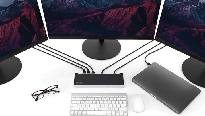 Immagine prodotto StarTech Docking station USB-C 4K a triplo monitor (USB-C, 6 Porti)