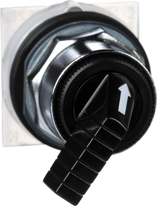 Actual product image Schneider Electric Selector switch Ø 30, 2 positions, latching, toggle, long, black