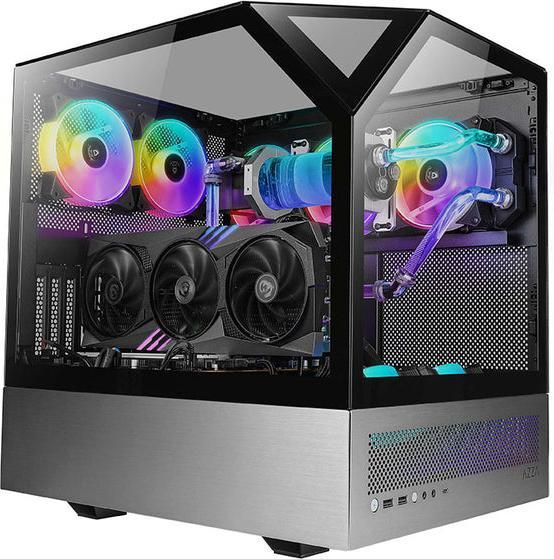 Immagine prodotto Azza Caso Sanctum 810 ATX 4x Ventola RGB (E-ATX, ATX, mATX, Mini-ITX)