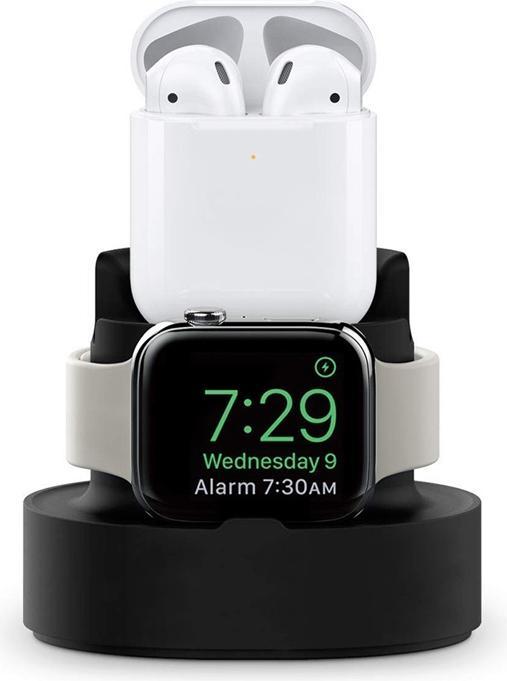 Produktbild EKO Ladestation für Apple Watch und AirPods / Smartphone 2 in 1 Haltbar aus TPU
