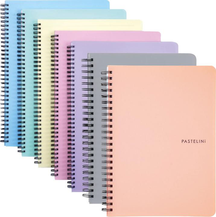 Image du produit Pastelini Livre à reliure intégrale (A5, À rayures, Couverture rigide)
