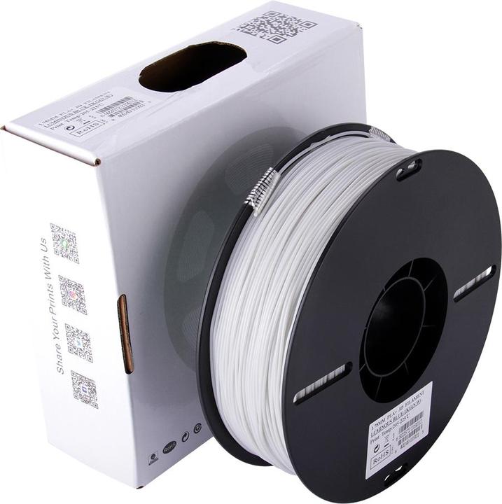 Actual product image eSUN PLA Glow Bright Blue Filament 1.75mm 1Kg (PLA+, 1.75 mm, 1000 g, Blue)