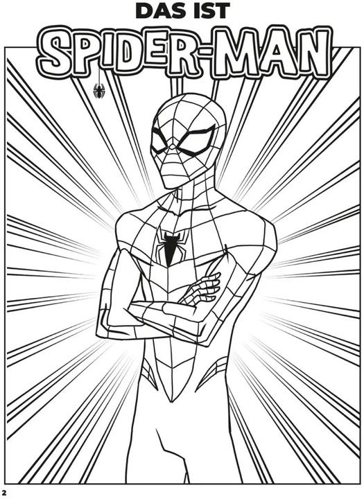 Produktbild Spider-Man: Coole Ausmalbilder (Deutsch, 2023)