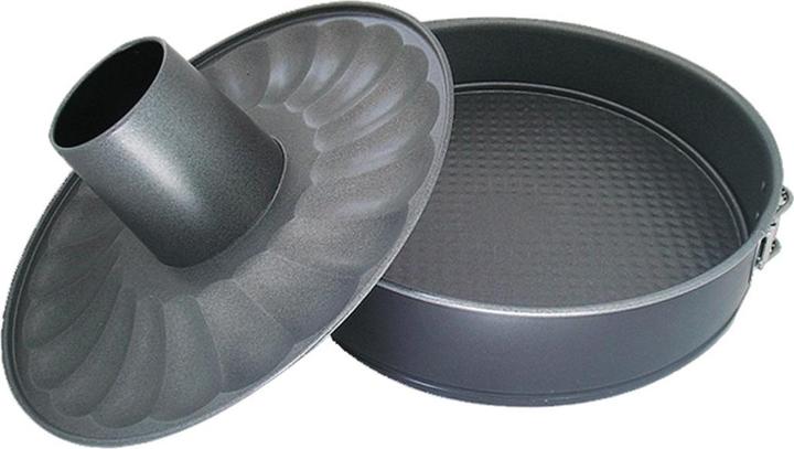 Image du produit de Buyer Moule à charnière Savarin avec fond interchangeable, plat et tube (26 cm)