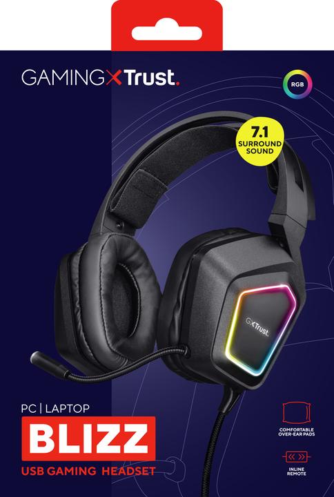Immagine prodotto Trust GXT 450 Blizz RGB 7.1 (Cablato)