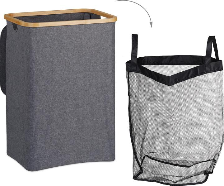 Immagine prodotto Relaxdays Cesto della biancheria (100 l)
