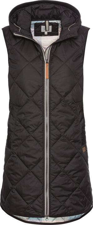 Camel Active Lange Weste mit Kapuze aus recyceltem Polyester
