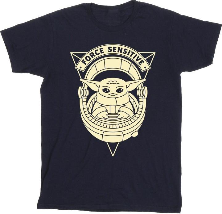 Actual product image Star Wars Mens The Mandalorian Grogu Force Sensitive T-Shirt (XXL)