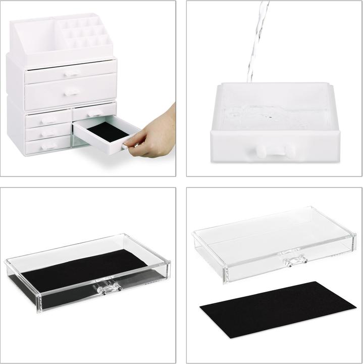 Actual product image Relaxdays Makeup Organizer