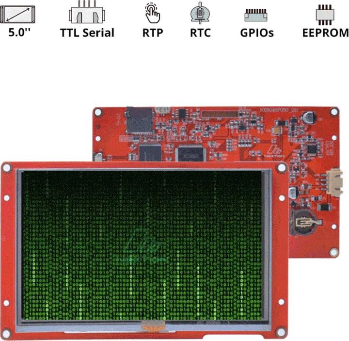 Immagine prodotto Sonoff Display touch TFT Nextion Intelligent da 5 pollici 800x480