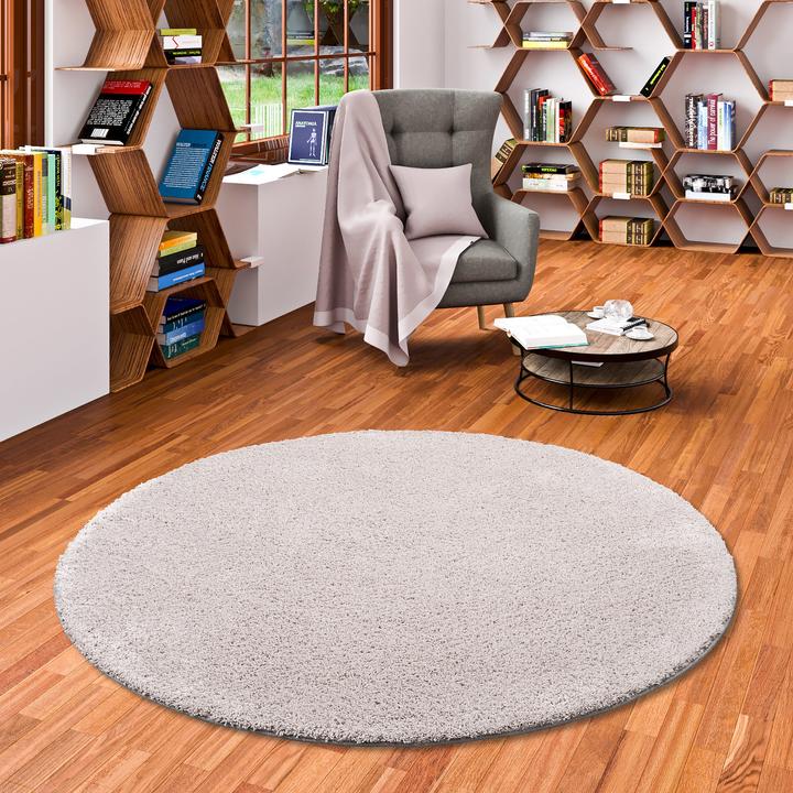 Produktbild Snapstyle Hochflor Shaggy Teppich Palace (Ø 100 cm)