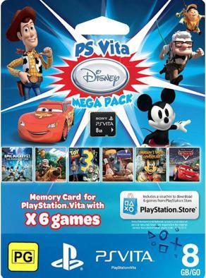 Produktbild Sony PSVita Memory Card 8GB inkl. Disney Mega Pack, PSVita (PS Vita)