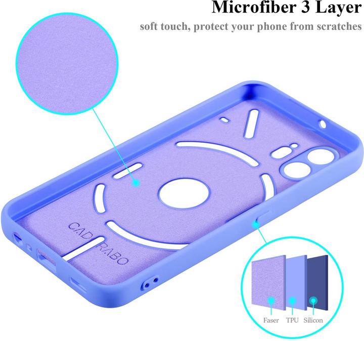 Immagine prodotto Cadorabo Custodia per Nothing Phone 2 TPU Liquid Silicone Case (Nothing Phone (2))