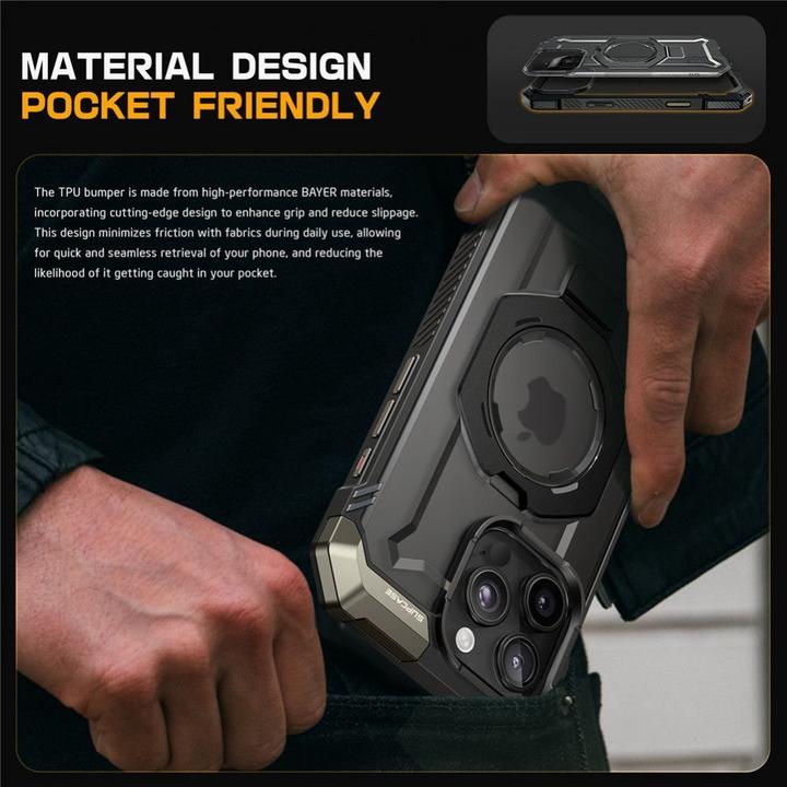 Produktbild Supcase Ub Grip Mag Magsafe Iphone 16 Pro Max Black (Apple iPhone 16 Pro Max)