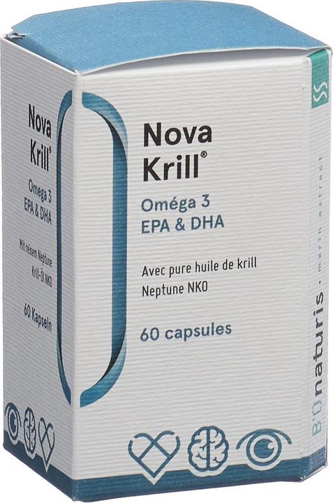 Immagine prodotto Novakrill Capsula di olio di krill 500 mg (60 Pezzo/i, Pillole, 70 g)