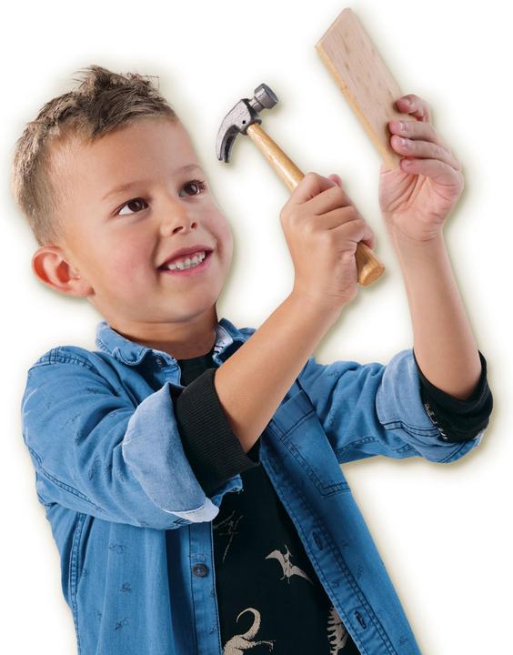 Actual product image Ses Creative woodworking set dinosaur