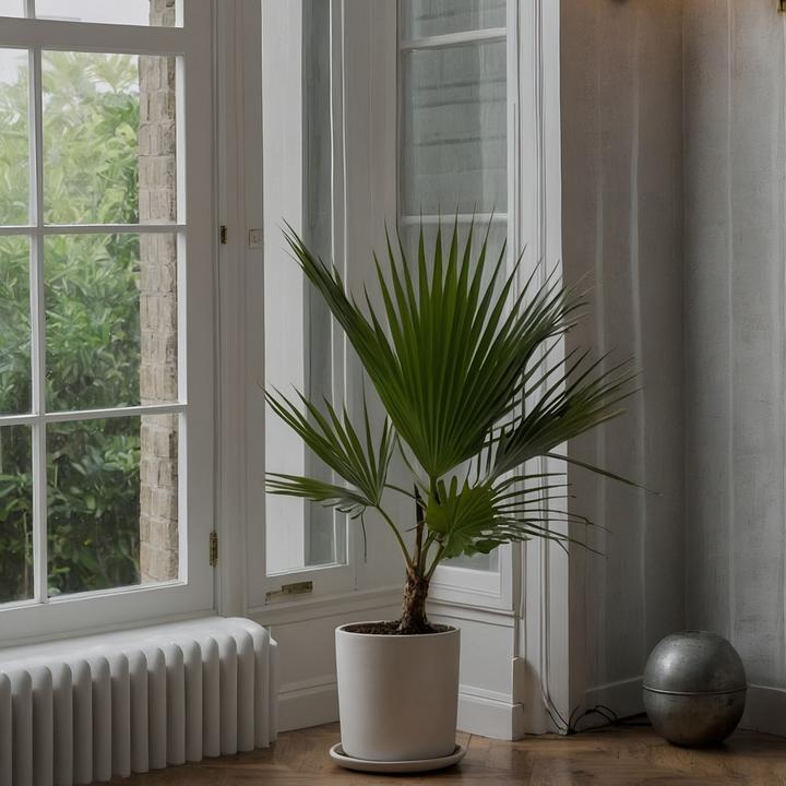 Actual product image Plant in a Box Washingtonia Robusta - 2er Set Mexikanische Fächerpalme (70 cm)