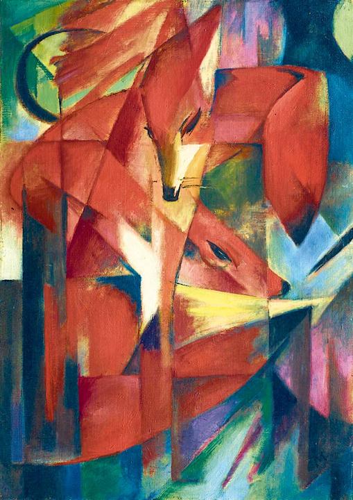 Produktbild Bluebird Puzzle 1000 pieces Franz Marc - The Foxes, 1913 (1000 Teile)
