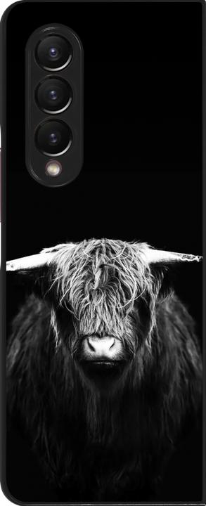 Actual product image PhoneLook Coque Highland calf black (Samsung Galaxy Z Fold3)