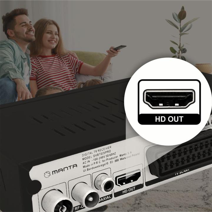Produktbild Manta DVBT025PRO DVBT-T2 (DVB-T2)