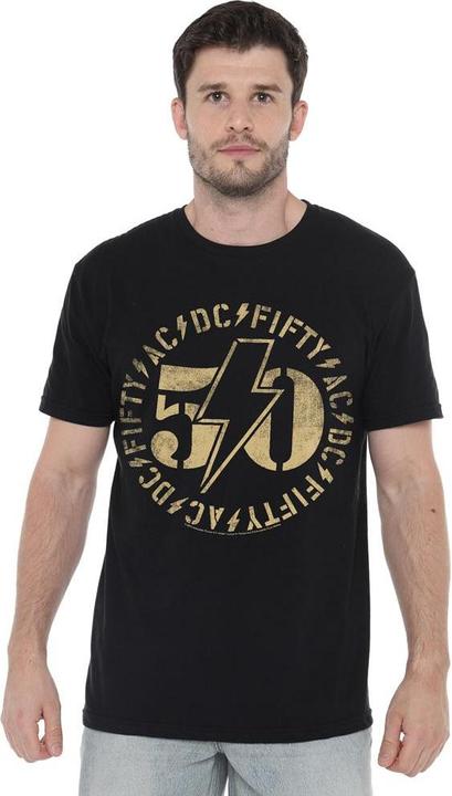 Actual product image AC/DC Mens 50 Logo T-Shirt (XL)