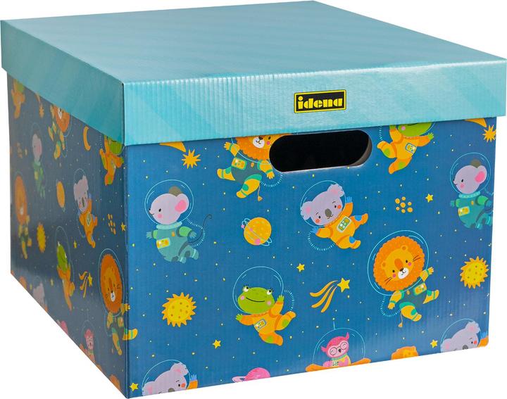 Produktbild Idena 2 Spielzeugkisten bunt 33,0 x 35,0 x 25,5 cm