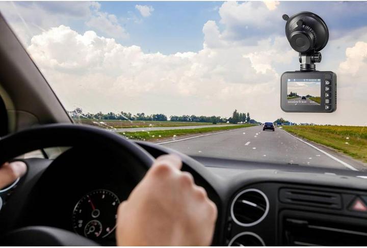 Produktbild Renkforce 4K Dashcam mit integriertem GPS, WLAN und Rückfahrkamera (Akku, WLAN, Beschleunigungssensor, GPS-Empfänger, 4K)