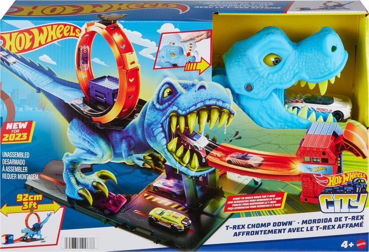 Immagine prodotto Hot Wheels HW City T-Rex abbattuto TVD