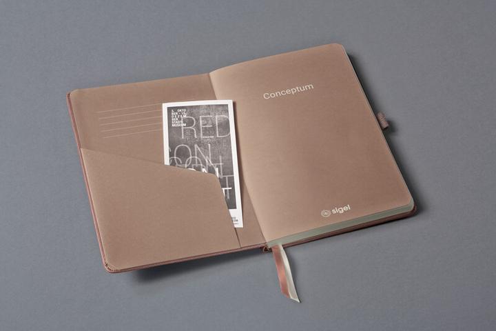 Produktbild Sigel Conceptum CO401 Notizbuch liniert Rosa Anzahl der Blätter: 97 DIN A5 hoch (Liniert, Harter Einband)