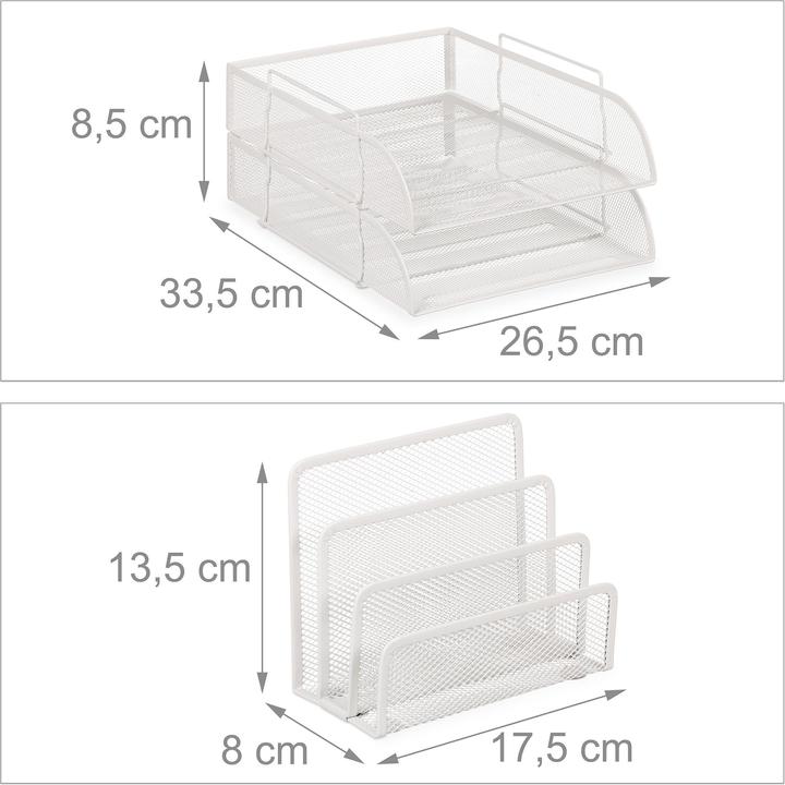 Actual product image Relaxdays Desk organiser set