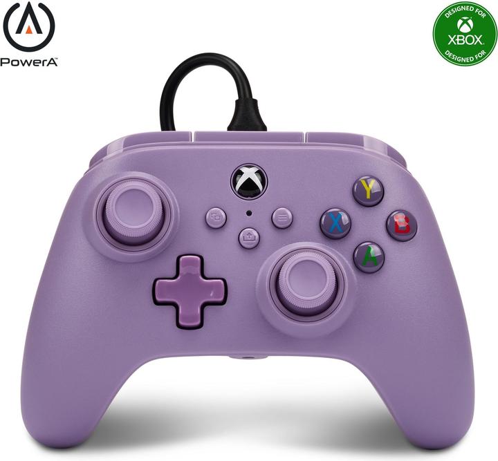Actual product image PowerA Nano Enhanced Wired Controller for Xbox Series X|S - Lilac - Microsoft Xbox Series S (Xbox Series X, Xbox Series S, PC)