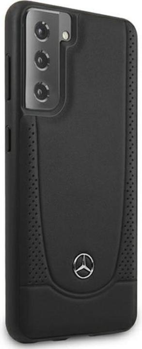 Produktbild Mercedes-Benz Perforated Hülle mit Metal Logo (Samsung Galaxy S21+)