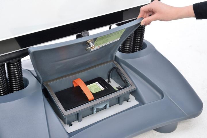 Actual product image Update Displays Customer stopper WindPro LED silver DIN A1 2 compartments (A1)