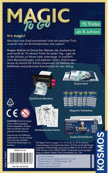 Actual product image Kosmos MAGIC to go